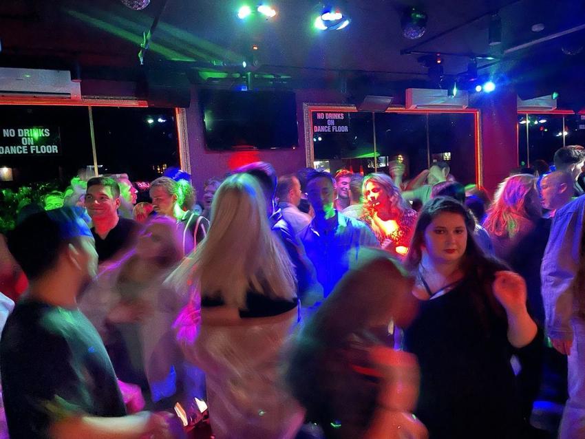 The dancefloor can get packed so be prepared to jostle for space.